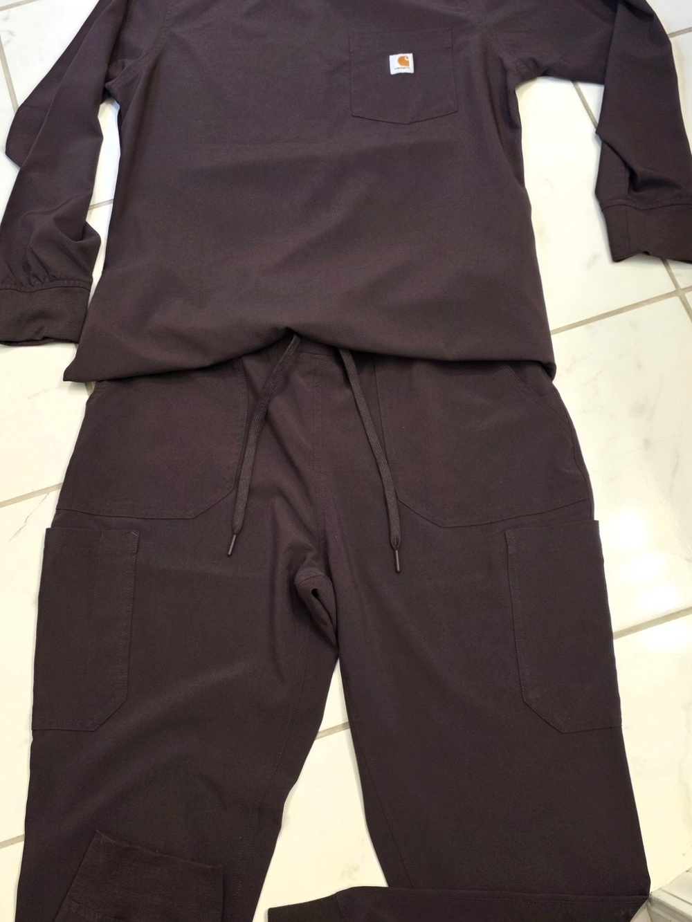 CARHARTT LONG SLEEVE SCRUB SET - Picture 2 of 7